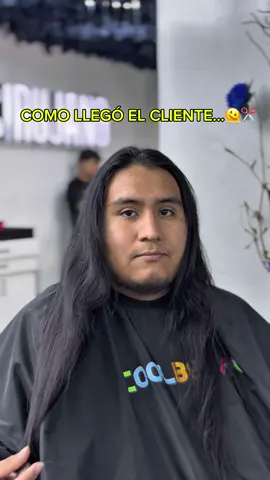 un corte en capas y navaja libre es la solución a todo #viral #barber 