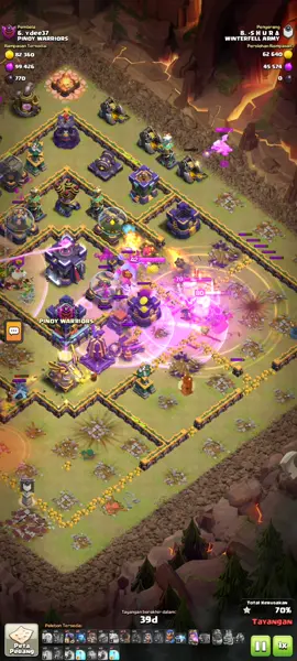 th 14 vs th 15 swag rc🔥 #clashofclans #foryoupage #war #xybca #fypシ゚ 