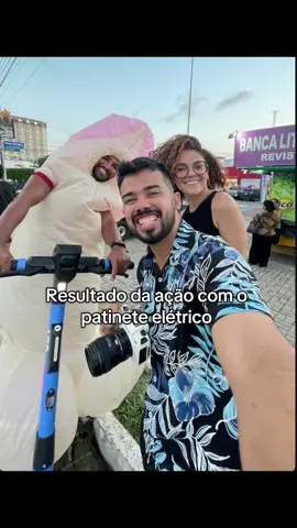 O dia que tamos o trânsito 😂😂😂 #natal #patineteeletrico #jet 