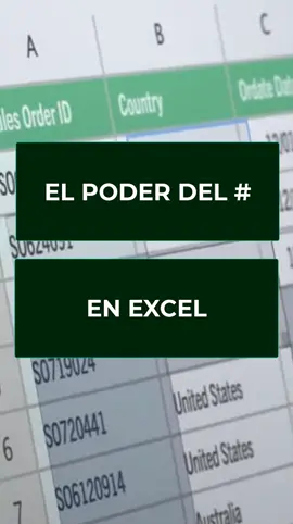 #️⃣ ¿Sabías que el símbolo # en Excel no es solo adorno? Sirve para simplificar fórmulas y trabajar más rápido con tablas. 🚀 Aprende a usarlo en segundos y lleva tu productividad al siguiente nivel. #AprendeEnTikTok #AprendeConTikTok #foryou #paratiiiiiiiiiiiiiiiiiiiiiiiiiiiiiii 
