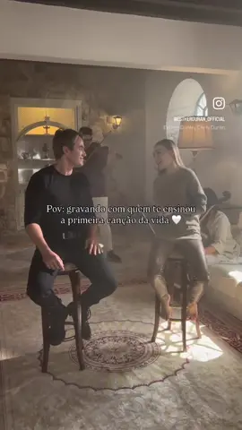 Gravando com minha maior referência ❤️🥹 #paiefilhatiktok #pov #cristao 