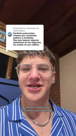 Respuesta a @motochabon No pierdo clientes. #negocios #argentina #javiermilei 