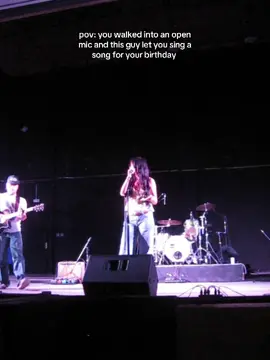 fun side quest #singing #openmic #singingcover #kareoke 