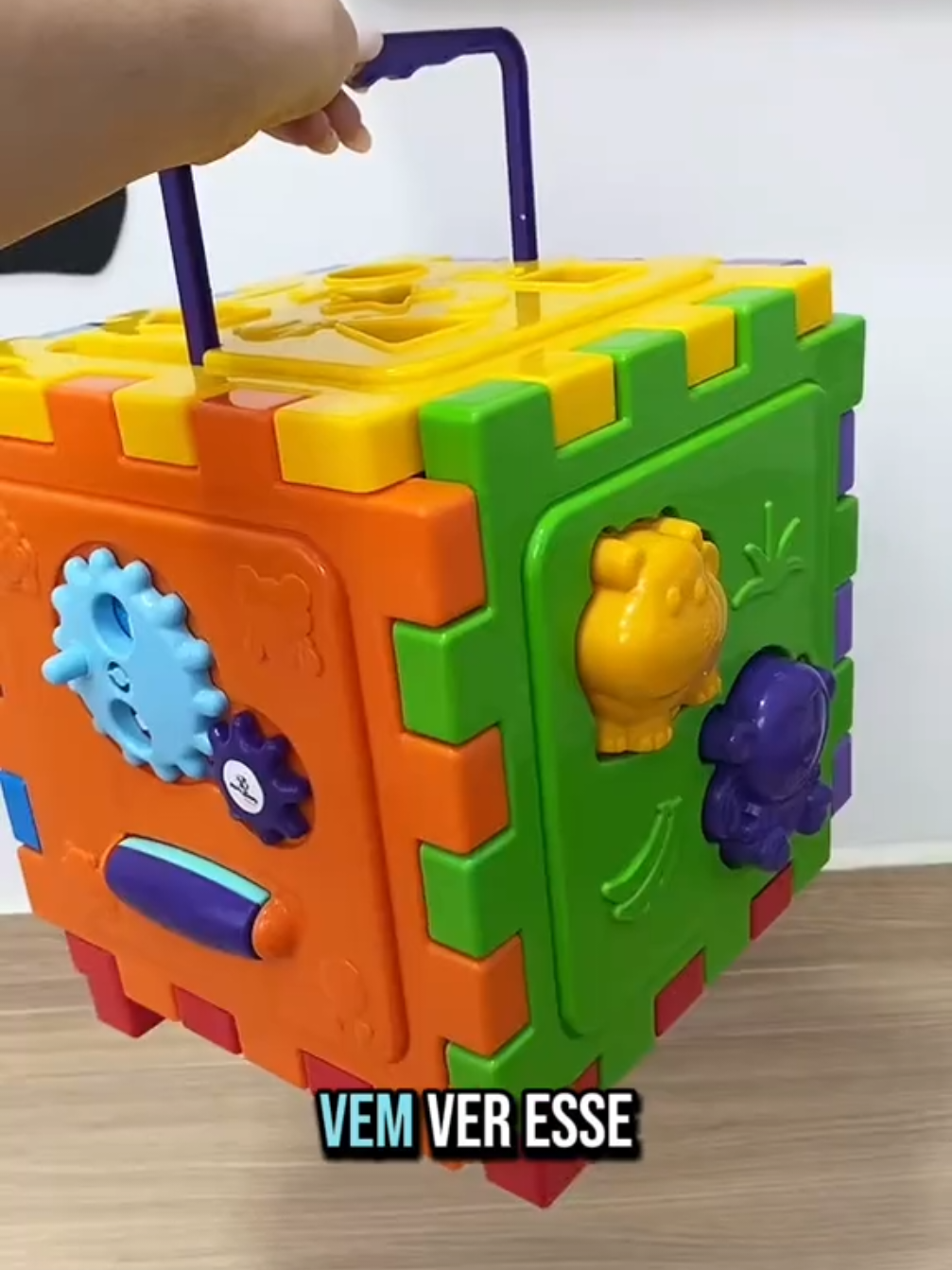 Brinquedo Cubo Didatico Grande 6 Em 1 Mercotoys 417 #brinquedo #brinquedoinfantil #brinquedoeducativo #brinquedodidatico #brinquedoseducativos 