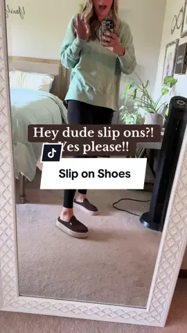 So stinking cute with platform sole! Lots of colors and these are going to be POPULAR!!  @HeyDude #heydudeshoes #sliponshoes #heydudes #comfyshoes #platformslippers 