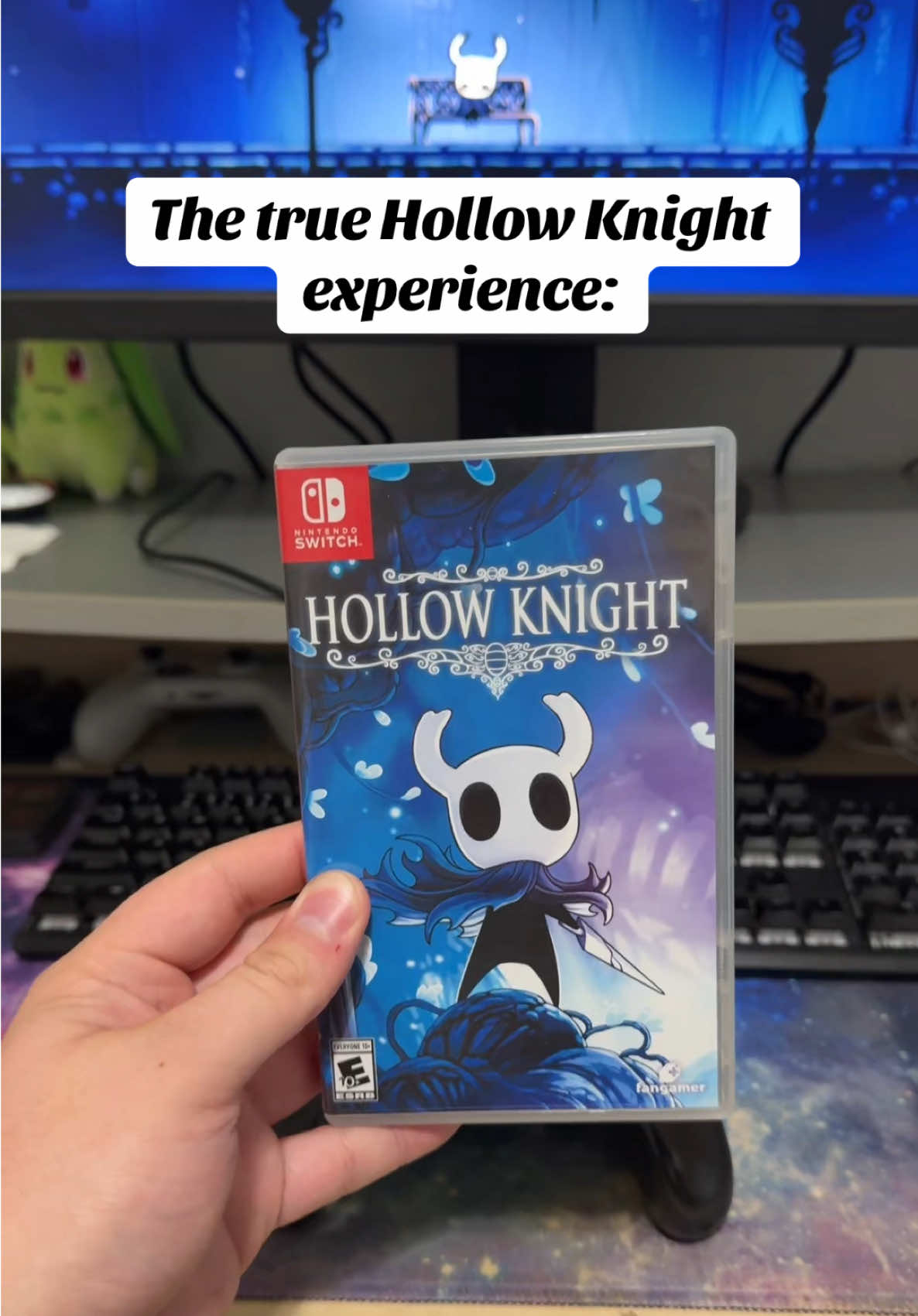 Granted, with how long it took me to play the first game, that’s probably par for the course. #hollowknight #silksong #gaming #videogames #nintendo 