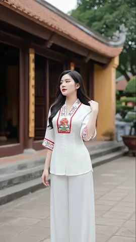 🌿 “Vẻ đẹp truyền thống hòa quyện nét hiện đại, giữ hồn Việt giữa chốn linh thiêng.”#phucphaplinhdan #xuhuongtiktok #bộdichua 