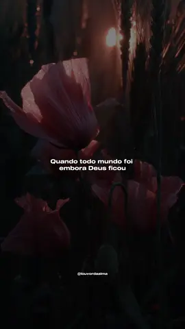 Quando todo mundo foi embora, Deus ficou!!