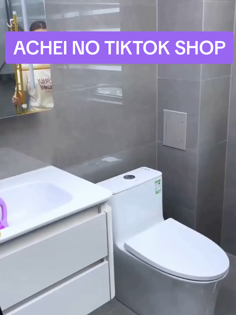 Hack prateleira multifuncional. #organizador #banheiro #lavanderia #donadecasa #tiktokshop 