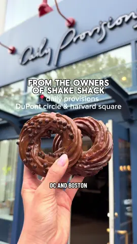 Places that feel like nyc in Boston & DC part 934885: @dailyprov was always a solid staple and so glad it’s in the cities I love!  The Harvard square location I think is a little underrated so go before everyone discovers it!!  What to order: 🍗 chicken Milanese sandwich 🍩 any of the crullers, BUT maple was the top spot, with the seasonal coffee ☕️ cruller coming in second. They are all amazing so get what you like! 🥔 crispy Parmesan potatoes were also such a hit and perfect as a side  🫘 tomato green bean salad was also delightful. I didn’t know what to expect but it was slightly acidic and so so good #dailyprovisions #crullers #dccoffeeshop 