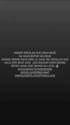 KAISAR GA LEVEL SAMA DRAMA RECEH ! -ANTI MENYE-MENYE #CapCut  #smksasmitajaya57pamulang #jjjawa #viralvideo #stmstoryy🌻 
