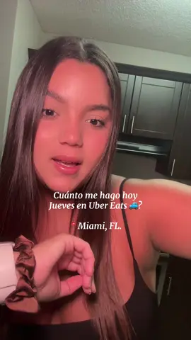Acompáñeme a trabajar en Uber Eats 🚙🤍 con mi hija en 📍Miami #ubereats #delivery #miami #fyp #mamaprimeriza 