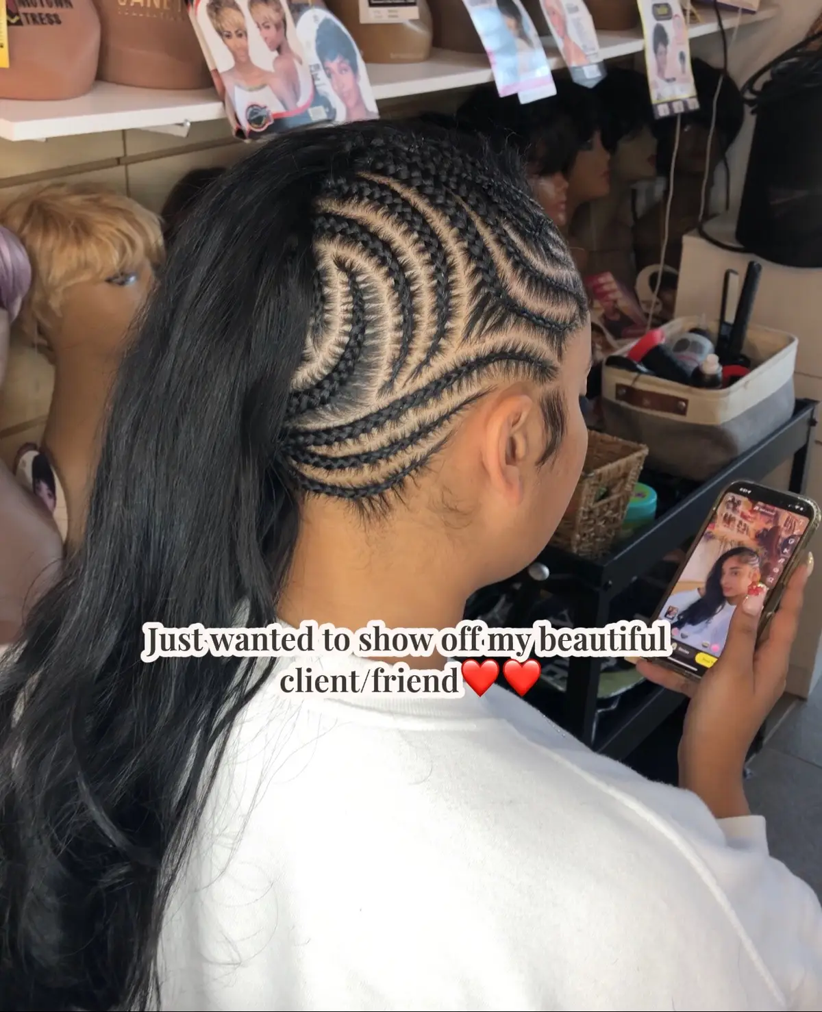 Isn’t she gorgeous!!!😍😍😍 #braids #cassiebraids #fyp #hairtok 