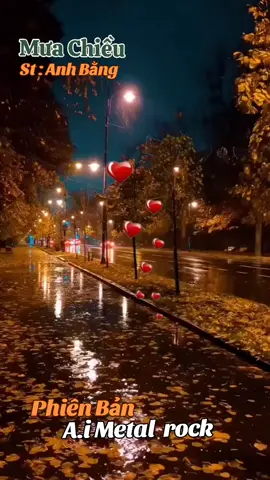 - Nhạc Phẩm : Mưa Chiều - Sáng Tác : Nhạc Sĩ Anh Bằng - Trình bày : AI Metal Rock                ********** - Ca khúc Mưa chiều do AI - AI Cove Phiên Bản Metal Rock , độc lạ .  - Lần đầu tiên nghe phiên bản Metal rock , rất hay cảm xúc được  gào thét mãnh liệt , vì yêu .Rất hay .   ( Mời Các Bạn Cùng Nghe Nhé ) #muachieu  #chiasenhachay  #xuhuongtiktok 