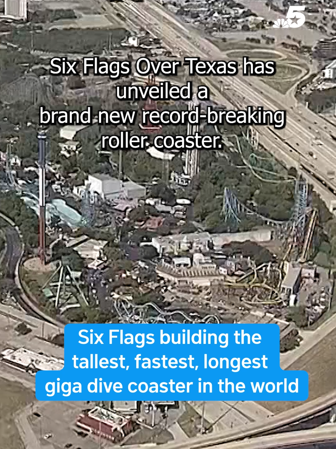 🎢 Six Flags Over Texas plans to build a massive new drop coaster that, once completed, will set six new world records and usher in a totally new ride category. 🎢 Tap 'Read article by NBCDFW' above for the full story 🗞️ #SixFlags #Arlington #rollercoaster
