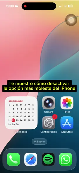 Desactiva la función más molesta del iPhone. #ios26 #tipsparacelular #CapCut #iphone17promax 