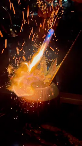 He told me not to do this at home lol🧉🔥 @Next Door Speakeasy  #tikidrink #coconutgirl #tiki #speakeasy #boston #bostontiktok #fire #flames 