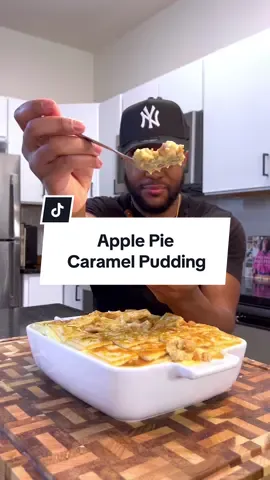 Apple Pie Caramel Pudding 🍎 | Brand new, never before seen dessert for Fall & holidays that might just be better than banana pudding! • Ingredients Apple Filling •	5–8 apples (Granny Smith or Honeycrisp) •	2 sticks unsalted butter •	1 cup light or dark brown sugar •	1 ½ tsp ground cinnamon •	Juice of ½ lemon •	1 Tbsp cornstarch + 2 Tbsp water (slurry) Pudding Layer •	2–3 boxes instant vanilla Jell-O pudding mix •	9 cups cold milk (3 cups per box) •	½ tsp ground cinnamon •	2–3 spoonfuls apple filling juice (from cooked apples) •	1 ½ cups whipped topping (or more to taste) Assembly •	2–3 packages Chessman cookies •	Crushed vanilla wafers •	Caramel sauce, for topping #falldesserts #applepie #bananapudding #fallrecipes #fyppp  
