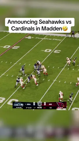 Announcing Seahawks vs Cardinals in Madden - TNF! #madden26 #thegoosetv #tnf #announcing #gaming 