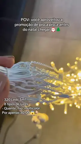 Cortina de LED mais linda do Tiktok shop ✨🌲  #natal #decoracaonatalina #decoracaodenatal #piscapisca #tiktokshop 