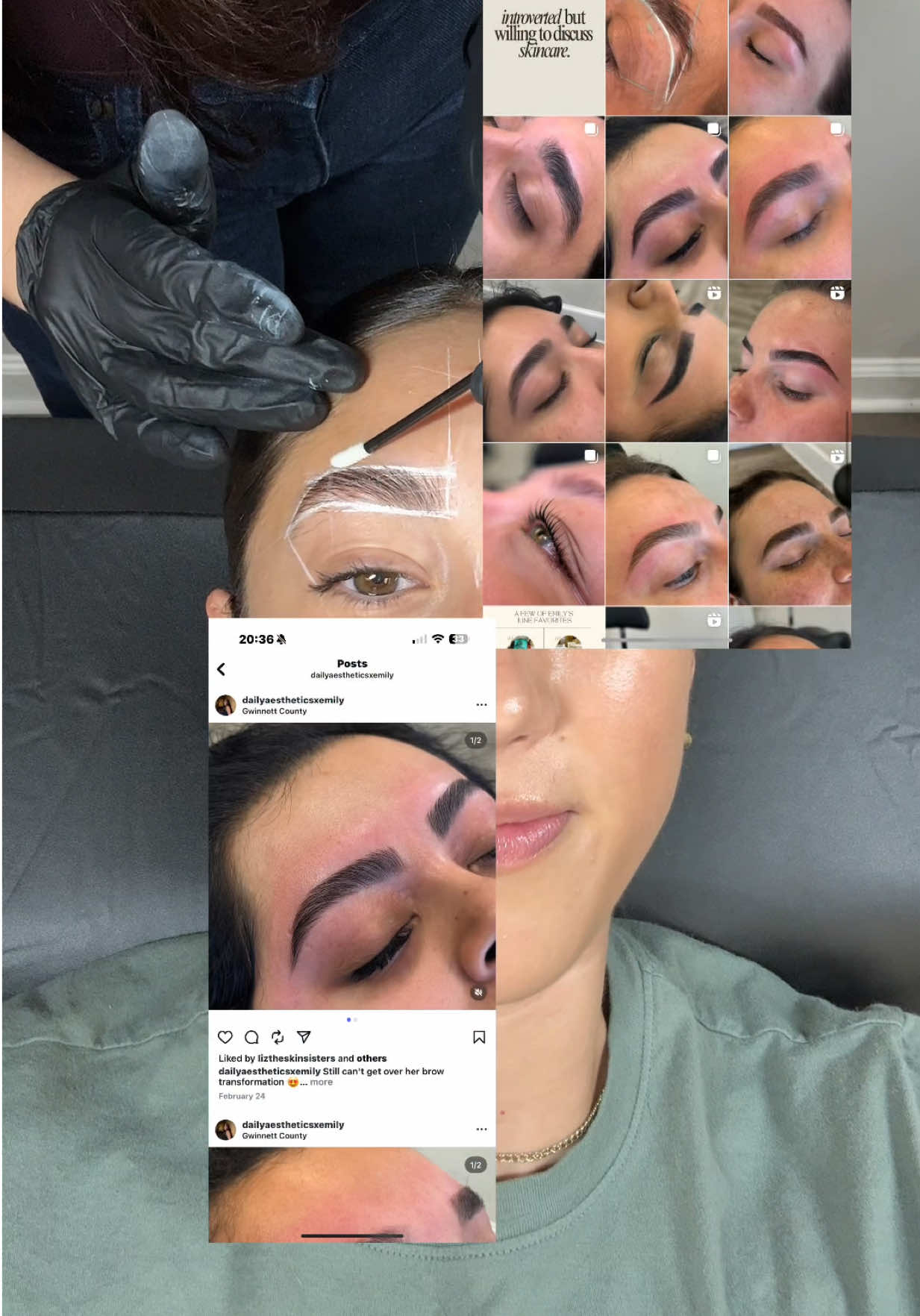 if you are in the atlanta area PLEASE go see my girl Emily at Aluma Studio for all your eyebrow needs! she also does lash lifts so I will be going back ASAP! I would 100% recommend if you’re picky like me when it comes to brow waxing! #atlantageorgia @dailyaestheticsxemily #eyebrowwaxing #eyebrowlamimation #atlantaesthetician  