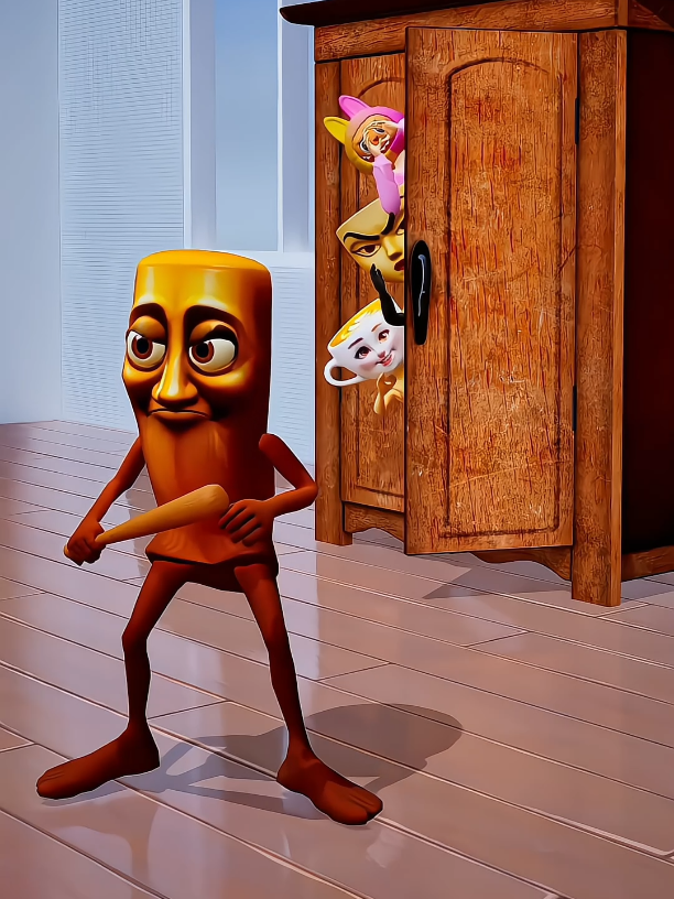 Italian BRAINROT: Tung Tung Tung Sahur secret Hide-and-Seek game 🤣😲 cartoon for kids videos infantiles #tungtungtungsahur #italianbrainrot #cappuccino #babycartoon #shortsvideo 