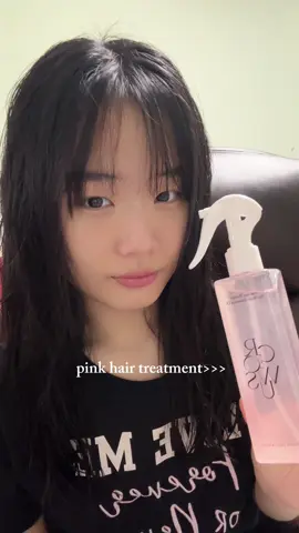 Pink Hair Treatment with @Growus 💗  Product: GROWUS Damage Therapy No-Wash Treatment EX #hair #haircare #tiktokshoprestock #koreanhaircare #growus 