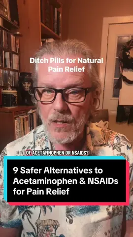 Concerned about the risks of acetaminophen or NSAIDs? Discover 9 natural pain relief strategies, to safely ease aches and pains! Let’s help you avoid the pharmaceuticals, even the potentially dangerous OTC ones. #painmanagement #painrelief #holistichealth #tylenol #healthtipstiktok 