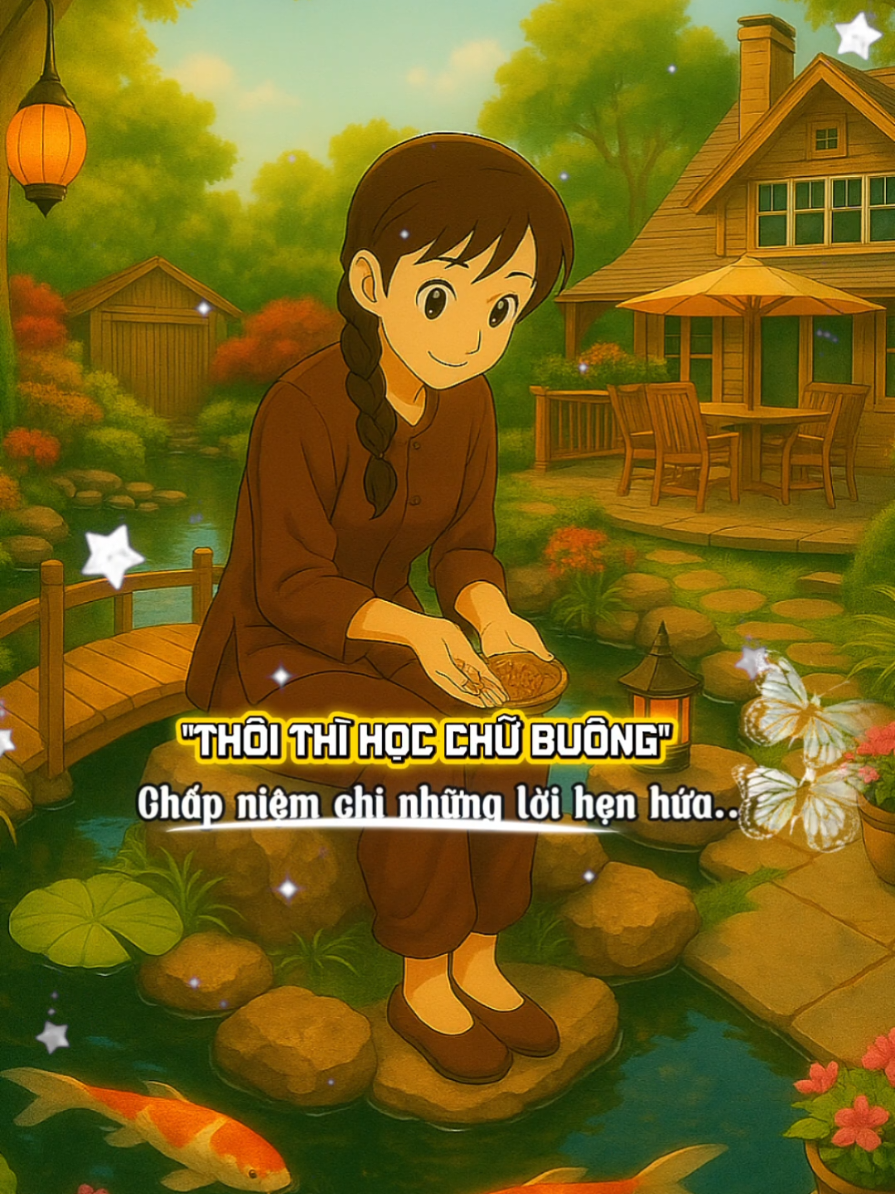 THÔI THÌ HỌC CHỮ BUÔNG,CHẤP NIỆM CHI NHỮNG LỜI HẸN HỨA.#CapCut #xuhuong #xuhuongtiktok #RangRoVietNam #maucapcut 