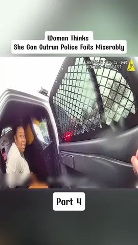 Woman Thinks She Can Outrun Police Fails Miserably #cops #copsoftiktok #police #bodycam #part4
