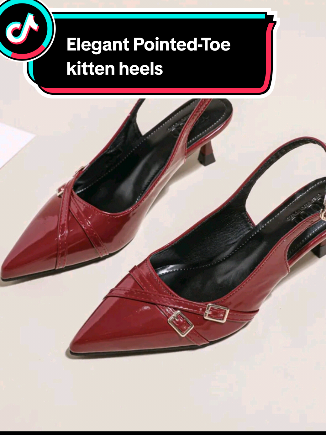 Elegant Pointed-Toe kitten heels Stelito Sandal #pointedheels #sandal #sandalforwomen #heels #fashion