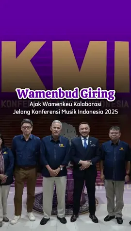 Wamenbud Giring Ajak Wamenkeu Kolaborasi Jelang Konferensi Musik Indonesia 2025 #KMI2025 #KonferensiMusikIndonesia #SatuNadaDasar #PemajuanKebudayaan #SetahunBerdampak 