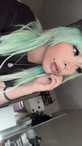 Use code (2khits) for 20% off link in bio @EYEVOS OFFICIAL                                            -#makeuphacks #emo #blowthisup #fyp #tealhair 