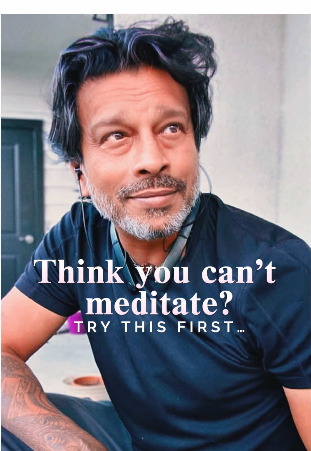 You think you can’t meditate? 🤔 Try this… Sit comfortable. Sit still. Don’t move a muscle. Don’t worry about the monkey mind. Master physical stillness. When the body is still… The mind will follow. ✨ JyotiSakti.com #MeditationPractice #KriyaYoga #SpiritualAwakening #InnerStillness #JyotiSakti 