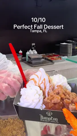 NEW FAVORITE FALL DESSERT @Hampton Chocolate Factory #falldessert #fallsweet #tampafl #tampabay #hamptonchocolatefactory 