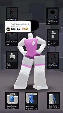 Replying to @Janet Hetty here you go! #robloxfyp #robloxavatar #robloxgoth #catalogavatarcreator #gothic 