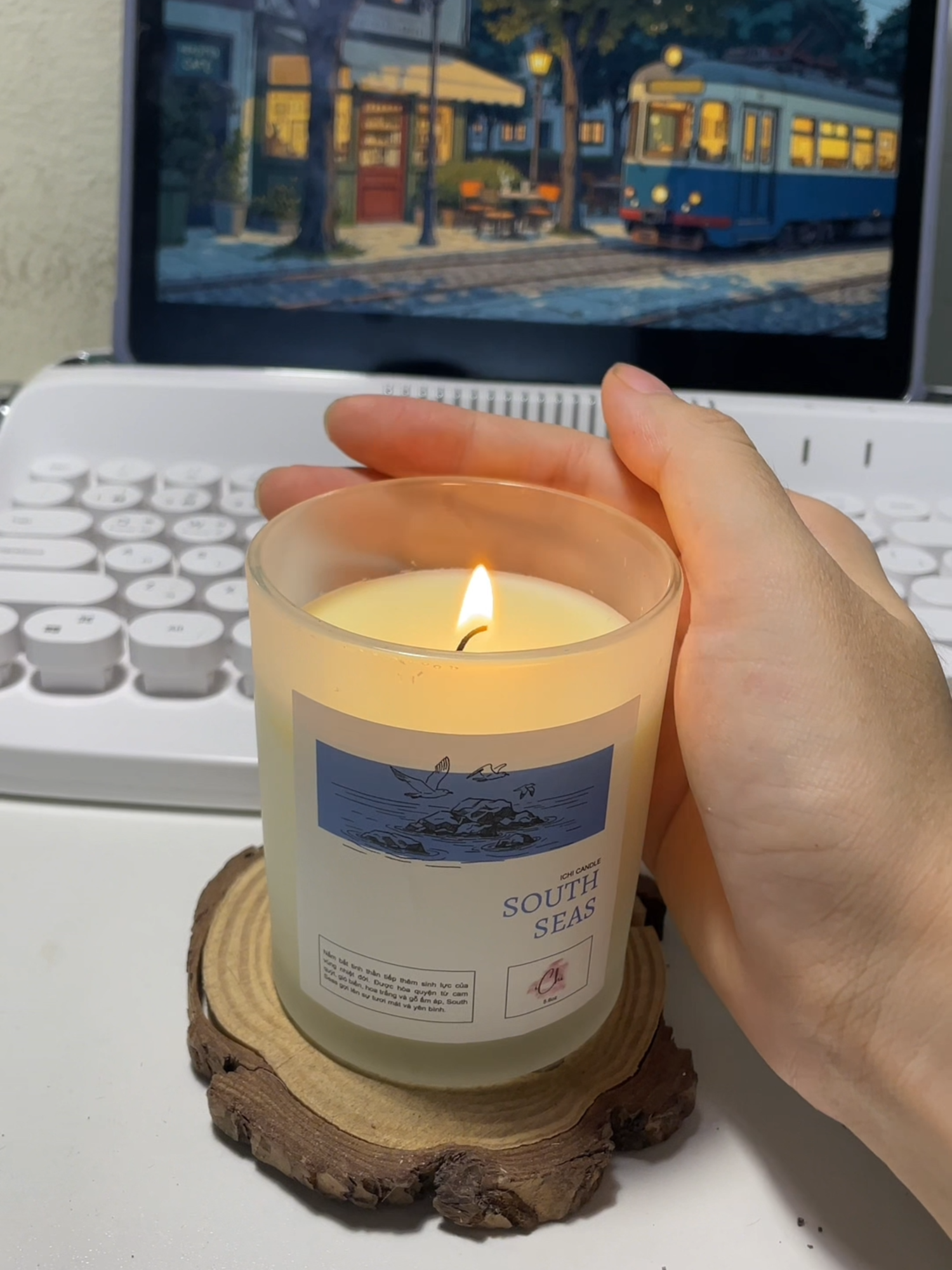Hương thơm len lỏi, bình yên ghé lại #ichi#candle#vuivemoingay❤️#xuhuong