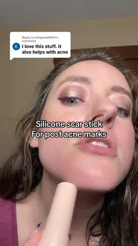 Replying to @kimpowell961 silicone scar stick is BACK #scarstick #acne #scars #acnescars #postacnemarks @Prequelskin 
