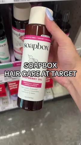 Healthy hair days start with @Soapbox , Obsessed with how it makes my hair feel. @target #SoapboxPartner #MySoapbox #SoapboxAtTarget #TargetHaul #ad 