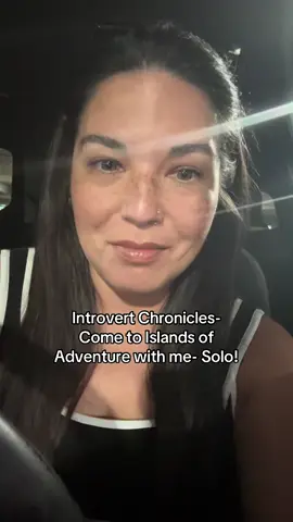 This was exactly what I needed to recharge my batteries! ❤️ Best way I can explain how introvert minds work- I wandered around a crowded theme park for 3 hours and felt so relaxed and happy. I didn’t talk to a soul, and just did what I wanted.  When I got back to my hotel, I had to walk through the crowded lobby filled with coworkers hanging out, and I got INSTANT anxiety knowing I might see people and feel the need to stop and chat after peopleing alllll day for two days.  Introverts need that alone time to refill our cups! ☺️ #introvert #universalorlando #islandsofadventure #universalstudios 