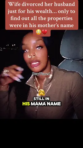 Do you guys think he did the right thing putting his mum’s name on his property???#property#divorce#court#hurtfeelings#wealth
