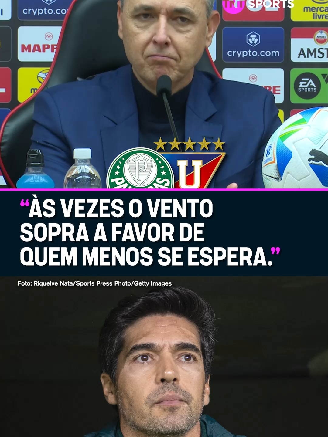 QUALQUER COISA PODE ACONTECER NO MATA-MATA! ⏱️⏱️Tiago Nunes, técnico da LDU, falou sobre o confronto sobre o Palmeiras, reconheceu o favoritismo do rival, mas trouxe alguns motivos para acreditar na classificação da sua equipe.  #Libertadores2025 #FutebolBrasileiro