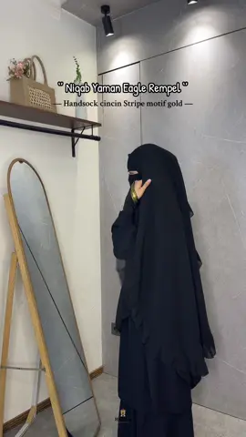 Super mewah sekali kalo uda pake warna hitam+niqabnya cantik☺️🥰 #fyp #virall #niqab #wanitamuslimah #halaaexclusive 