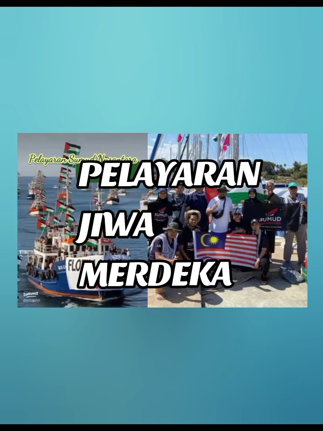PELAYARAN JIWA MERDEKA _ Emo Rap Type Beat Song (Man Zeman) Original Lyrics 👇 ## 🎵 **Pelayaran Jiwa Merdeka**  **\[Intro – perlahan, jiwa]** Yeah… Ini tentang pelayaran jiwa… Bukan sekadar kapal di lautan biru, Tapi tekad rakyat Malaysia… demi kemanusiaan.  --- **\[Verse 1 – rap perlahan, storytelling]** Kami belayar, jiwa ini terbakar Misi kemanusiaan jadi cahaya fajar Bukan kerana harta, bukan kerana nama Tapi kerana manusia itu semua saudara Ombak besar cuba menguji tekad Tapi semangat kami teguh, takkan goyah walau sesaat Malaysia bersatu, tangan kami berpadu Membawa harapan ke tanah yang pilu  --- **\[Hook / Chorus – nyanyian penuh semangat]** Pelayaran ini bukan sia-sia Kami berangkat demi manusia Walau badai datang menghalang jiwa Kami tetap teguh demi kebenaran yang Esa  --- **\[Verse 2 – rap tegas, emosi membara]** Biar peluru menghujani langit Gaza Biar mereka hina perjuangan kita Kami tetap berdiri, kami tetap melangkah Kerana keadilan tak pernah kenal sempadan dunia Anak kecil menangis, ibu kehilangan Itulah wajah derita yang kami saksikan Tak sanggup lagi hanya duduk berdiam Kapal flotilla ini jadi tanda perjuangan  --- **\[Hook / Chorus – lantang, penuh semangat]** Pelayaran ini bukan sia-sia Kami berangkat demi manusia Walau badai datang menghalang jiwa Kami tetap teguh demi kebenaran yang Esa  --- **\[Bridge – rap cepat, penuh motivasi]** Ini bukan kisah satu bangsa Tapi perjuangan untuk semua jiwa Malaysia bangkit, tunjukkan setia Bahawa kita peduli, kita bersama Tak gentar pada lautan gelora Tak takut pada kuasa dunia Kerana hati ini yakin pada Tuhan Kemanusiaan tetap jadi pegangan  --- **\[Verse 3 – rap perlahan, penuh jiwa]** Andai kami jatuh, jangan tangisi Kerana darah perjuangan takkan mati Kami hanyalah saksi, kami hanyalah suara Yang lantang menjerit, jangan lagi ada derita Pelayaran ini bukan tentang kami Tapi tentang anak-anak mencari damai di bumi Biar sejarah catat keberanian kita Bahawa Malaysia pernah belayar demi manusia  --- **\[Final Chorus – penuh semangat, jiwa membara]** Pelayaran ini bukan sia-sia Kami berangkat demi manusia Walau badai datang menghalang jiwa Kami tetap teguh demi kebenaran yang Esa  --- **\[Outro – perlahan, emosi]** Yeah… Ini pelayaran jiwa merdeka… Flotilla bukan sekadar kapal di lautan… Tapi doa, pengorbanan, dan cinta kemanusiaan…  #Fyp  #ProdManZeman  #UseHeadphoneBetterAudioSound  #ThanksYouForListening 