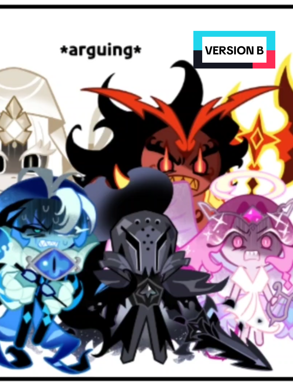 I added another version of this because the new chapter is here. So um.. #cookierunkingdom #memes #silentsaltcookie #familyphoto 