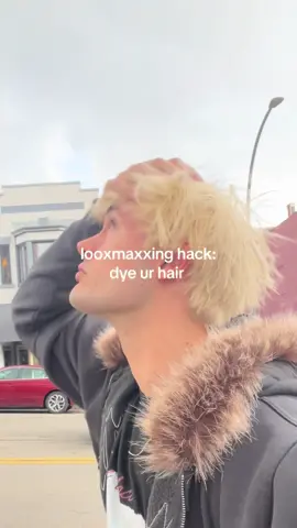 just dye your hair 💔 #looxmax #blondehair #dubskii