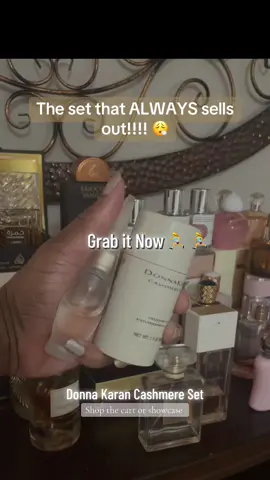 Shop the cart or showcase for Donna Karan’s Cashmere Mist Set. Right here on the TikTok Shop!!! #fallfreshness #tiktokshopholidayhaul #tiktokshopblackfriday #tiktokshopcybermonday #falldealsforyoudays 