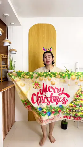 iready na ang christmas banner para sa photoshoot natin sa pasko #homeimprovement #homeandlifestyle #christmasdecor #christmasbanner 