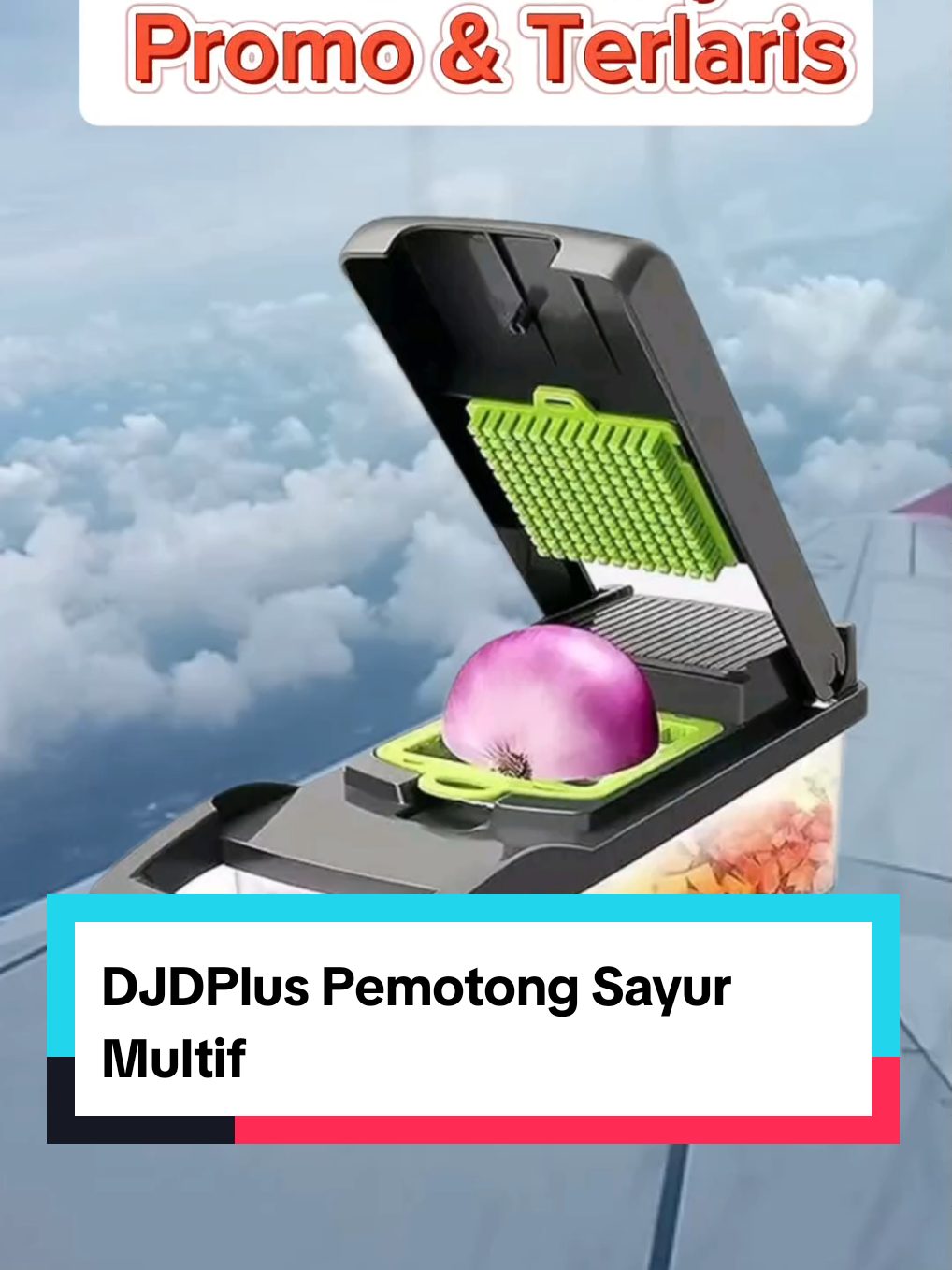 DJDPlus Pemotong Sayur Multifu #alatdapur #fyppppppppppppppppppppppp #viral #buruanchekout #promospesial 