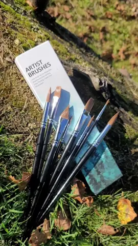 my friends at @Fuumuui_official sent me a new set of watercolor brushes to help me on my journey of falling back in love with this medium. I brought them to the lake with me and spent the afternoon playing ❤️ These Sable brushes are so soft and have such a lovely hand feel. They carry the colors like a dream and the variety of shapes in this set are perfect for experimenting with different effects. I am so excited to have these in my art tool kit! #fuumuui #watercolor #watercolorbrushes 